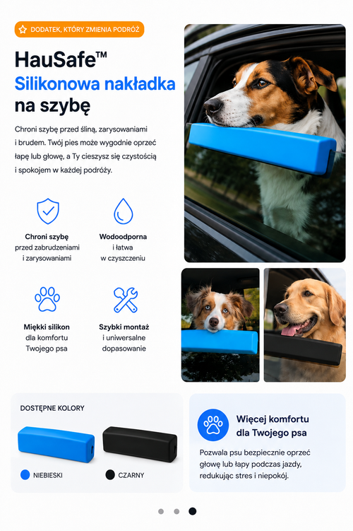 HauSafe™ – silikonowa nakładka na szybę